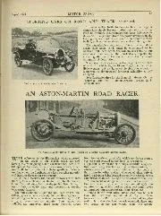 AN ASTON-MARTIN ROAD RACER. - Left