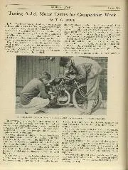 Tuning A.J.S. Motor Cycles for Competition Work - Left