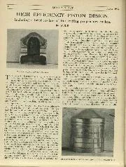 HIGH EFFICIENCY PISTON DESIGN. Including a brief review of the leading proprietary makes. - Left