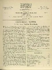 CONTENTS., August 1926 - Left