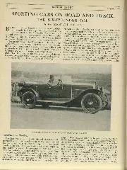 SPORTING CARS ON ROAD AND TRACK. THE SIX-CYLINDER O.M. - Left