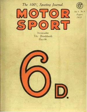 Cover image for August 1927
