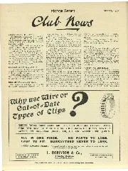 Club News, August 1930 - Left