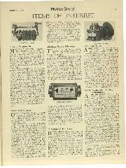 ITEMS OF INTEREST - Left