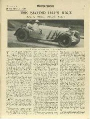 THE SECOND DAY'S RACE - Left