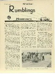 Rumblings, August 1931 - Left