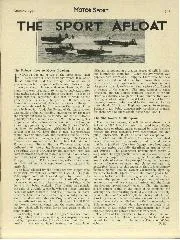 THE SPORT AFLOAT - Left