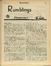 Rumblings, August 1933 - Left
