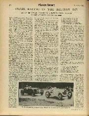 CLOSE RACING IN THE BELGIAN G.P. - Left