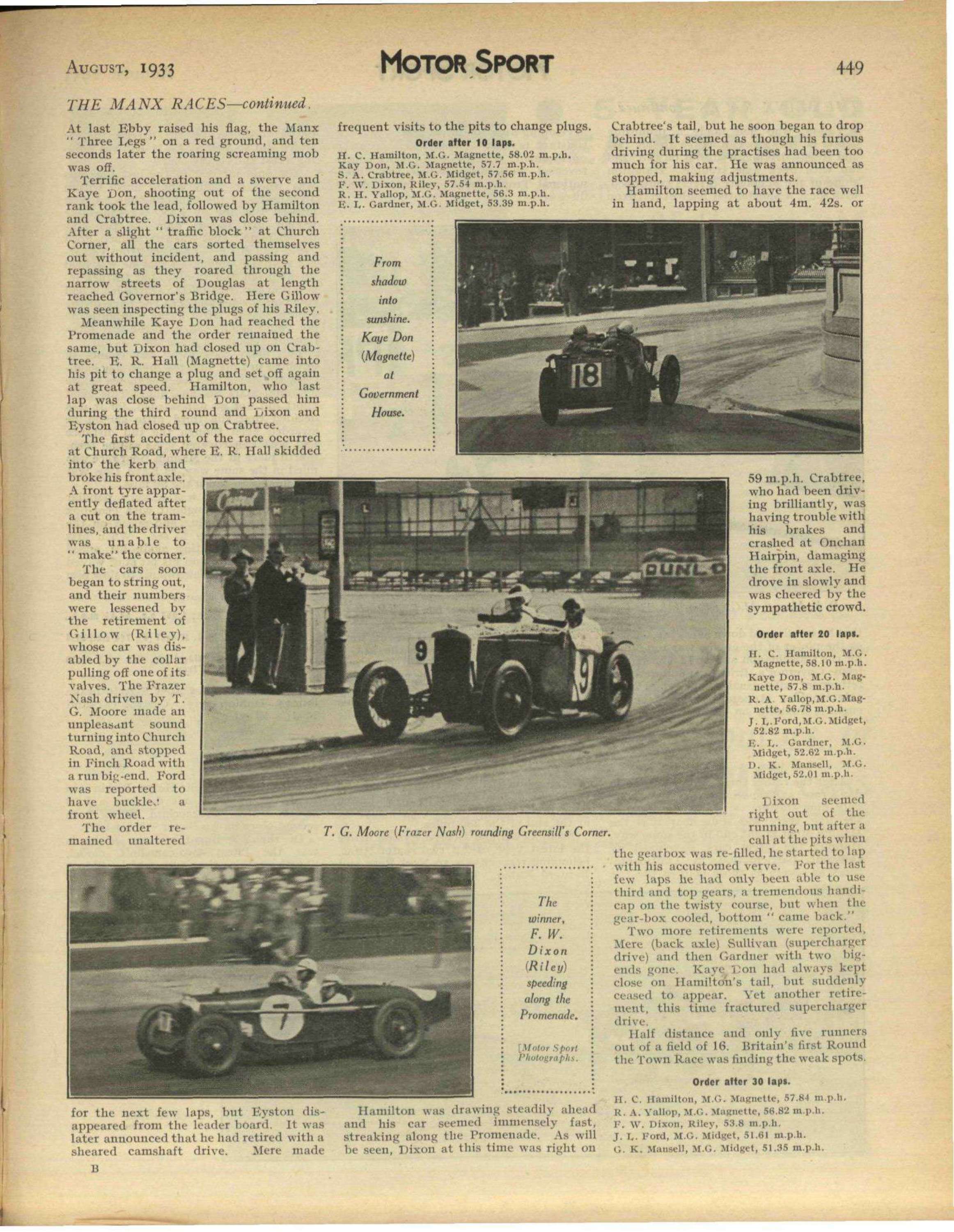 August 1933 - Motor Sport Magazine