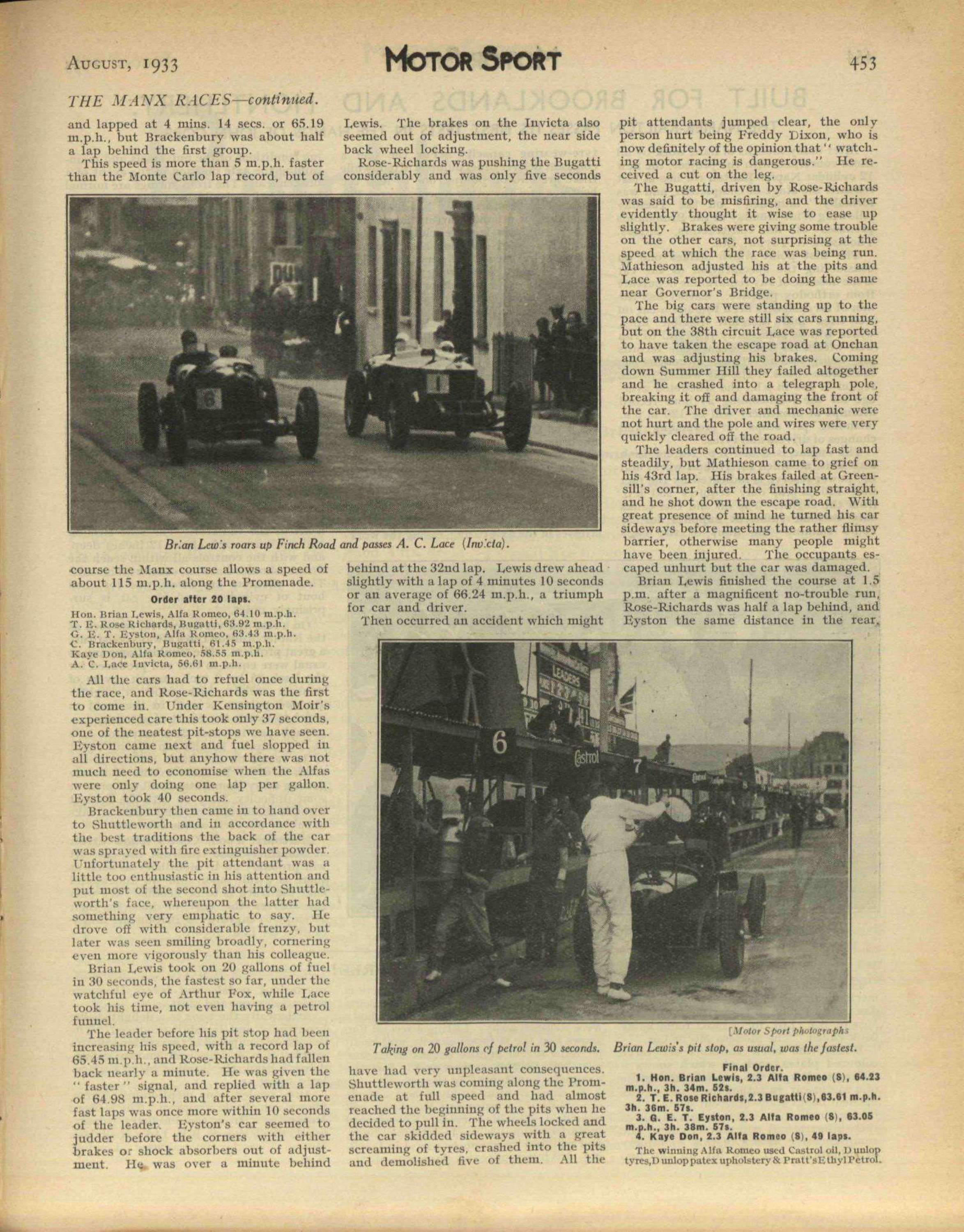 August 1933 - Motor Sport Magazine