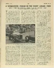 A WONDERFUL FINISH IN THE VICHY GRAND PRIX - Left