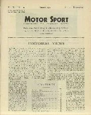 EDITORIAL VIEWS, August 1934 - Left
