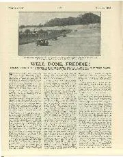 WELL DONE, FREDDIE! - Left