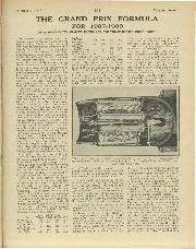 THE GRAND PRIX FORMULA FOR 1937-1939 - Left