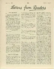 Letters from Readers, August 1937 - Left