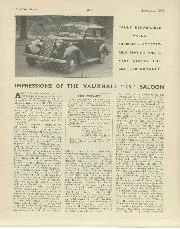 IMPRESSIONS OF THE VAUXHALL 