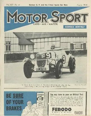 Cover image for August 1938