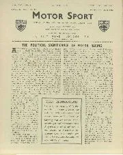 The political significance of motor racing - Left