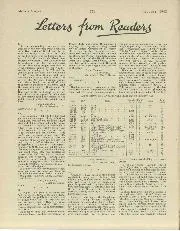 Letters from readers, August 1942 - Left
