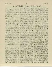 LETTERS from READERS, August 1944 - Left