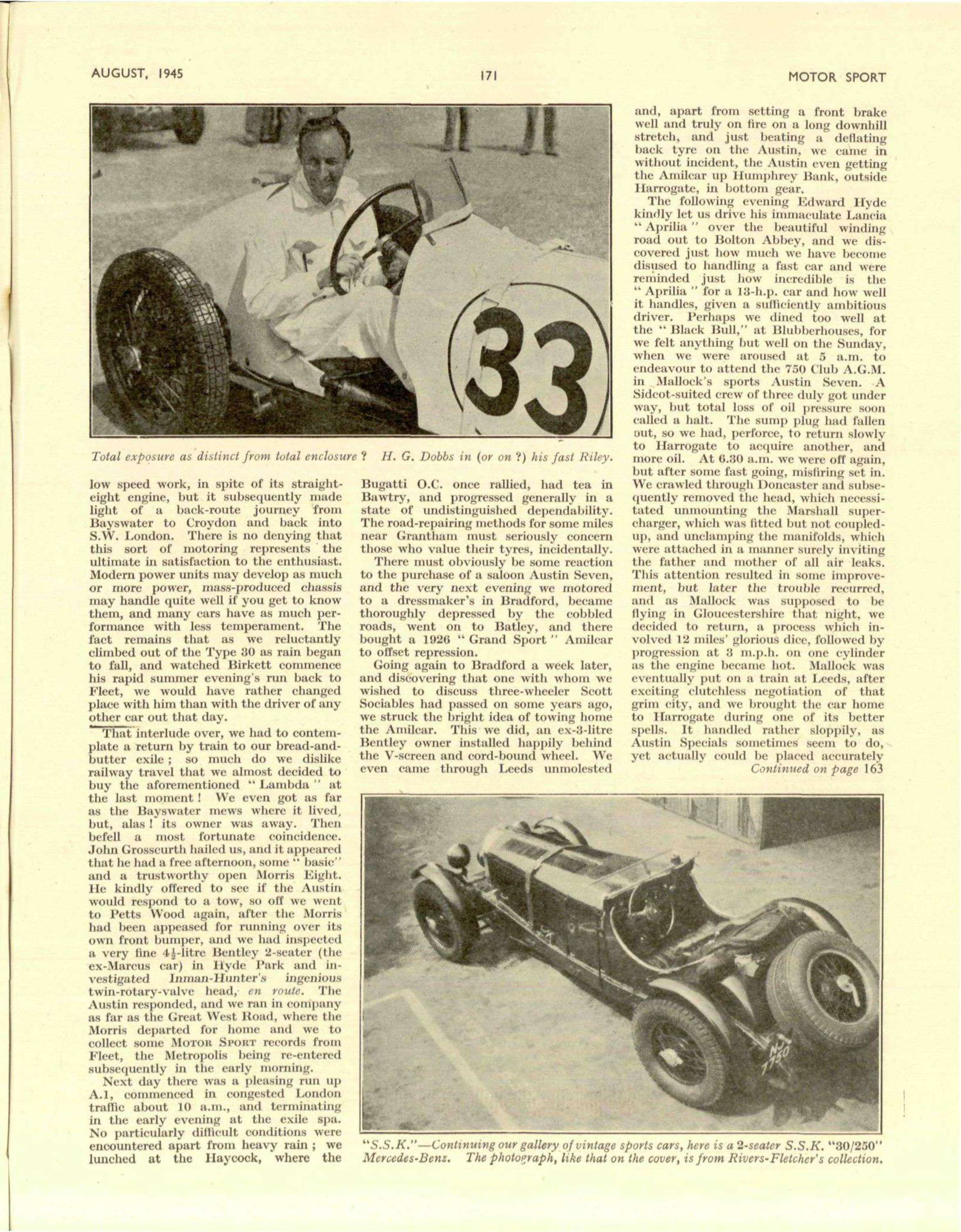 THE LATE ROBERT BENOIST - Motor Sport Magazine