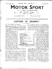 Matters Of Moment, August 1952 - Left