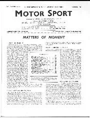 Matters Of Moment, August 1957 - Left