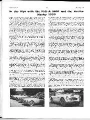 In the Alps with the M.G.-A 1600 and the Austin Healey 3000 - Left