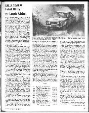 Rally Review - Total Rally of South Africa, August 1977 - Left
