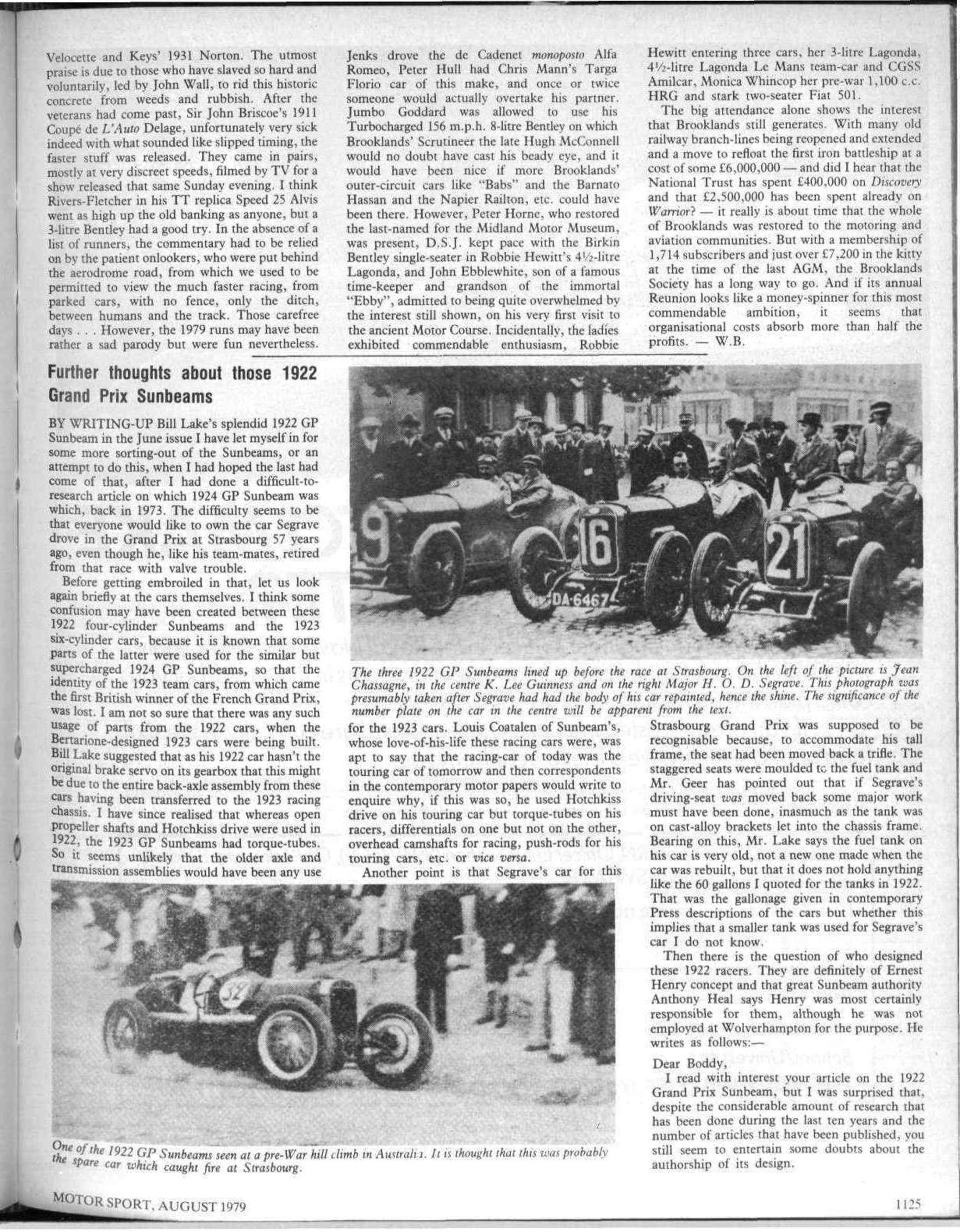 1979 French Grand Prix race report August 1979 - Motor Sport Magazine