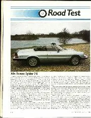 Road test - Alfa Romeo Spider 2.0 - Left