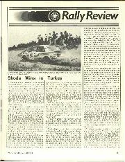 Rally review - Skoda Wins in Turkey, August 1986 - Left