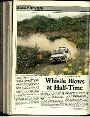 Rally review: Olympus Rally, August 1987 - Left