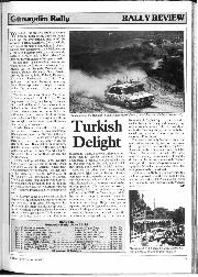 Rally review: Gunaydin Rally, August 1987 - Left