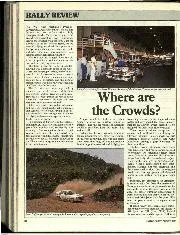 Rally review: Olympus Rally, August 1988 - Left