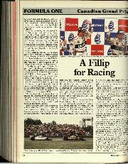 1989 Canadian Grand Prix race report - Left