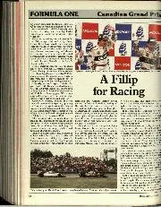 1989 Canadian Grand Prix race report - Left