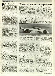 First or second class championship? - Left