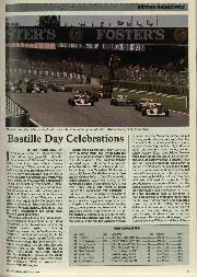 1991 British Grand Prix race report - Bastille Day celebrations - Left