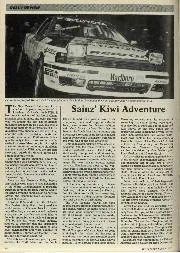 Rally Review  -- New Zealand Rally, August 1991 - Left
