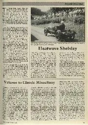 Veteran to classic miscellany, August 1991 - Left