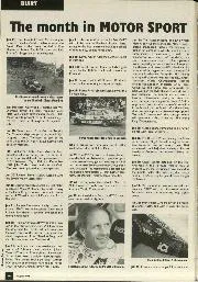 The Month In Motor Sport - Left