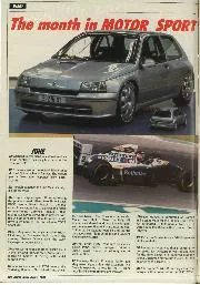 The month in MOTOR SPORT - Left