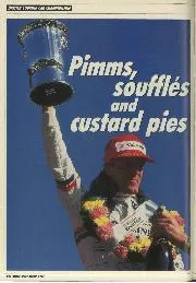 Pimms, soufflés and custard pies - Left