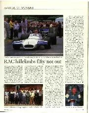 RAC hillclimbs fifty not out - Left