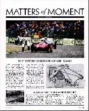 Matters of moment, August 2001 - Left