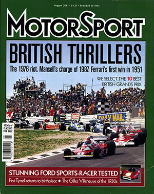 Cover image for August 2003