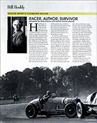 Racer, author, survivor - Left