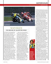 The making of Valentino Rossi - Left